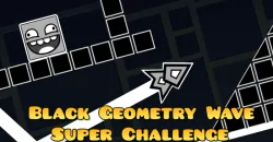 PLay Black Geometry Wave Super Challenge now!