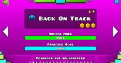 PLay Geometry Dash Back On Track now!