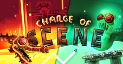 PLay Geometry Dash Change of Scene now!