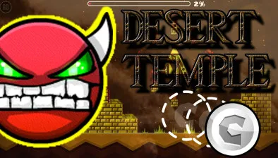 Geometry Dash Desert Temple