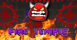 PLay Geometry Dash Fire Temple now!