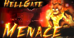 PLay Geometry Dash HellGate Menace now!