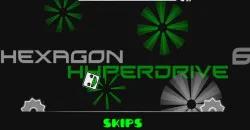 PLay Geometry Dash Hexagon Hyperdrive now!