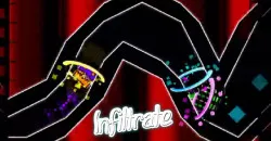 PLay Geometry Dash Infiltrate now!