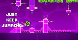 PLay Geometry Dash Just Keep Jumping now!