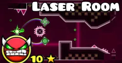 PLay Geometry Dash Laser Room now!