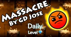 PLay Geometry Dash Massacre now!