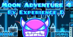 PLay Geometry Dash Moon Adventure now!