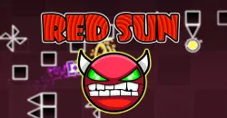 PLay Geometry Dash Red Sun now!