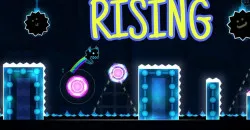 PLay Geometry Dash Rising now!