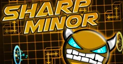 PLay Geometry Dash Sharp Minor now!