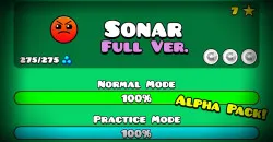 PLay Geometry Dash Sonar now!