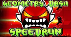 PLay Geometry Dash Speedrun now!