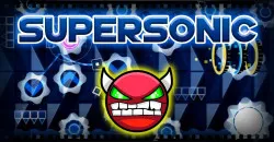 PLay Geometry Dash Supersonic now!