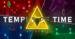 PLay Geometry Dash Temple of Time now!