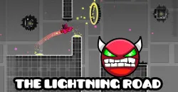 PLay Geometry Dash The Lightning Road now!