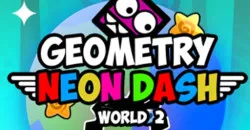 PLay Geometry Neon Dash World 2 now!