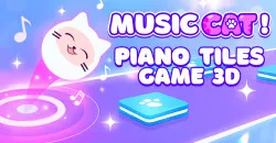 PLay Music Cat! Piano Tiles Game 3D now!