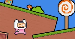 PLay Pink Rush Speedrun Platformer now!