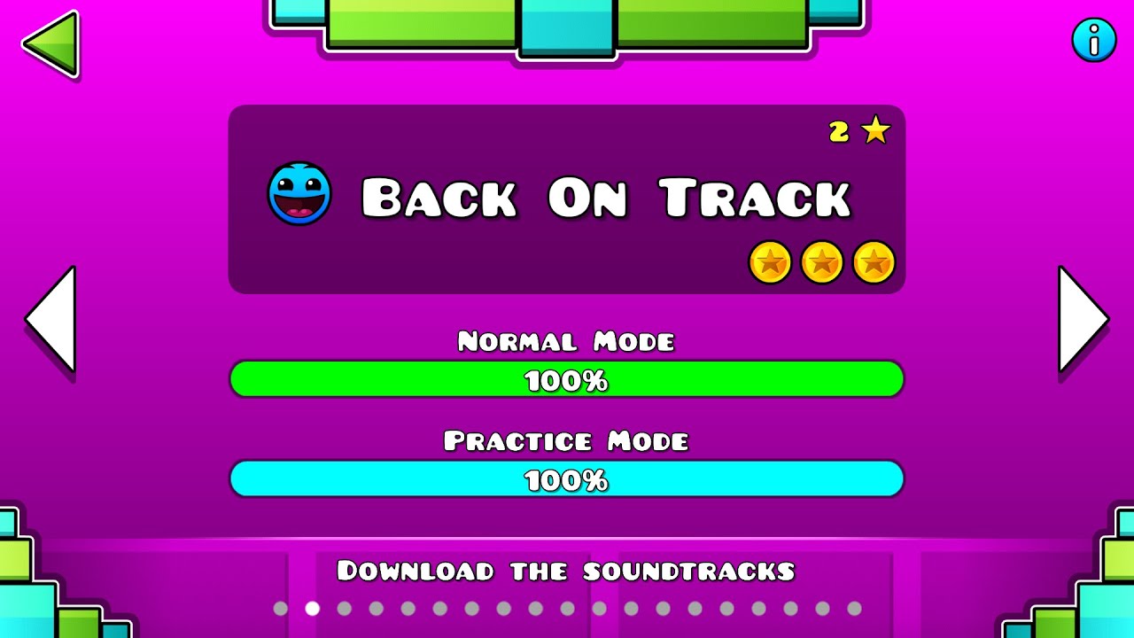 Geometry Dash Back On Track