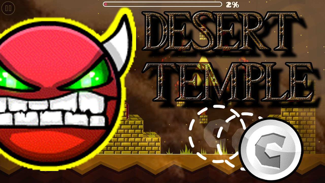 Geometry Dash Desert Temple