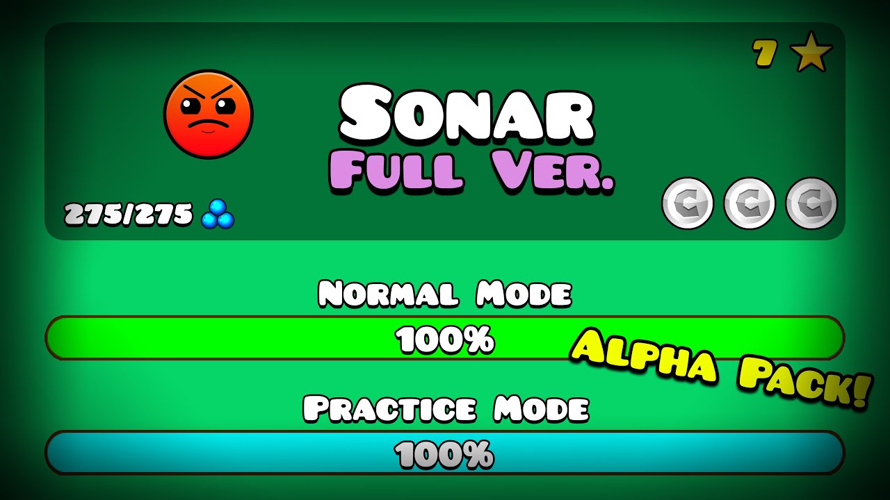 Geometry Dash Sonar