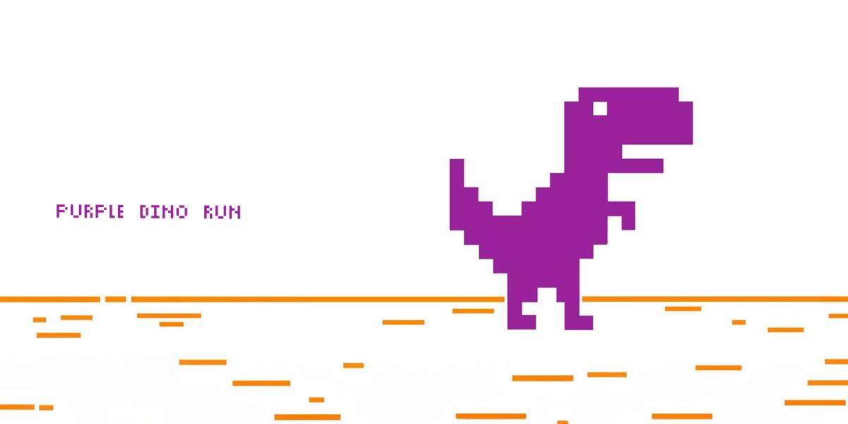 Purple Dino Run